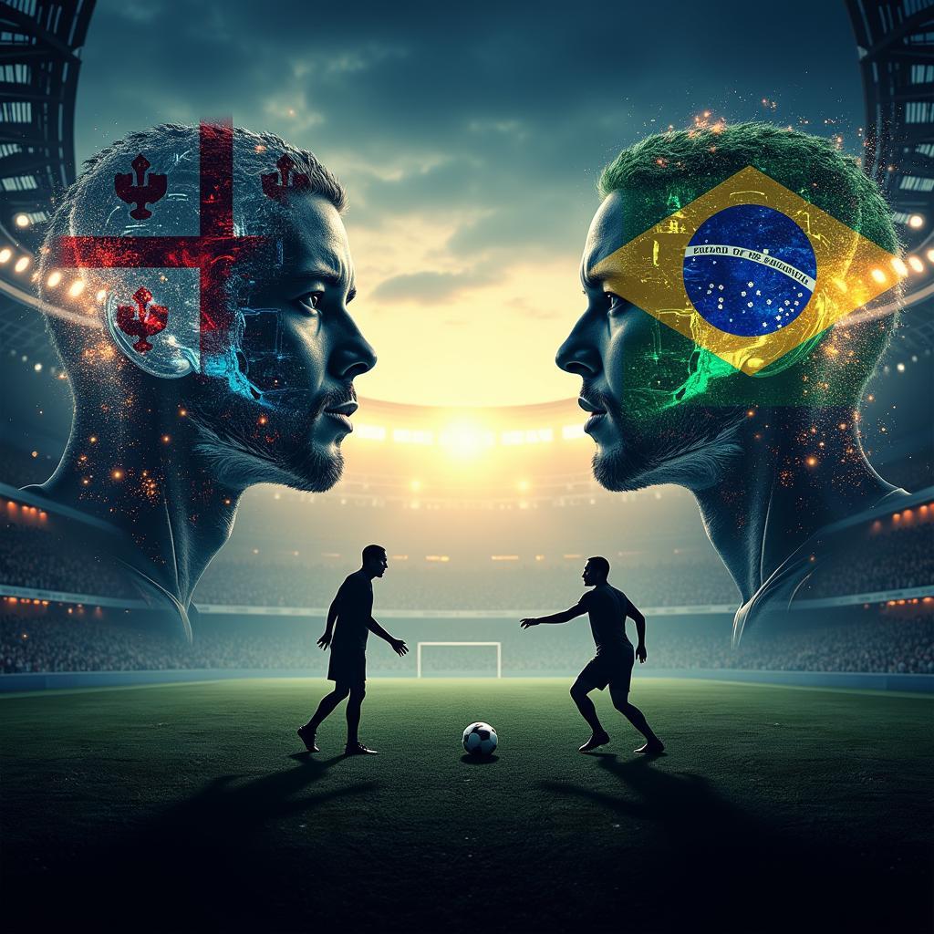 Tương lai bóng đá Anh vs Brazil