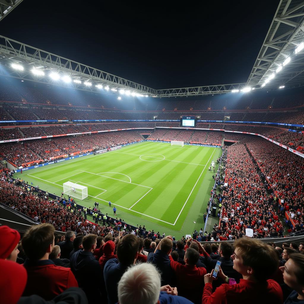 Trận chung kết Euro 2020 giữa Anh và Ý tại sân Wembley