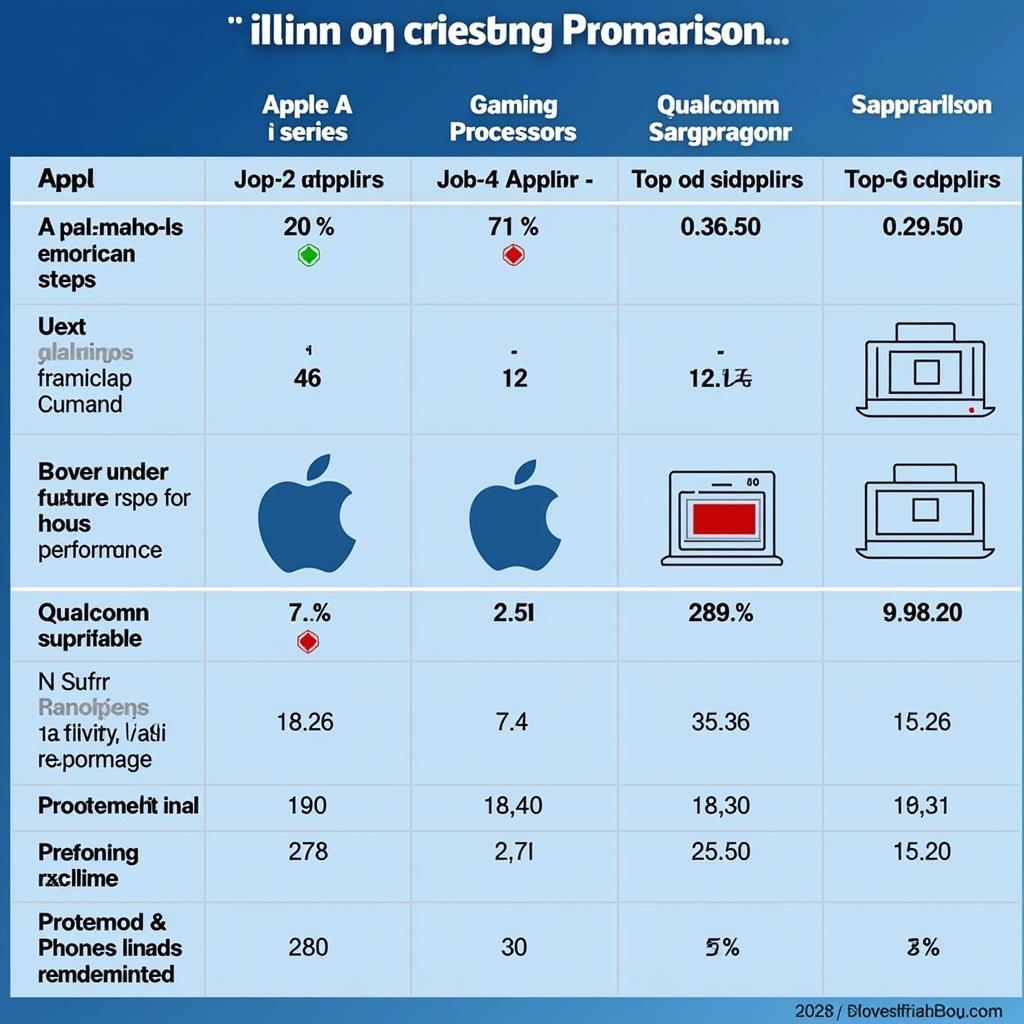 So sánh hiệu năng Apple và Samsung