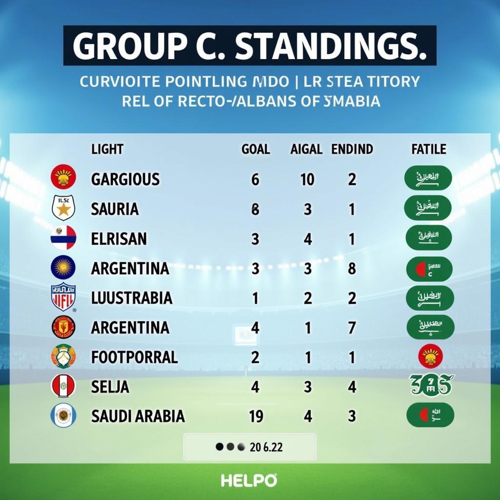 Argentina vs Ả Rập Xê Út: Tác động bảng C