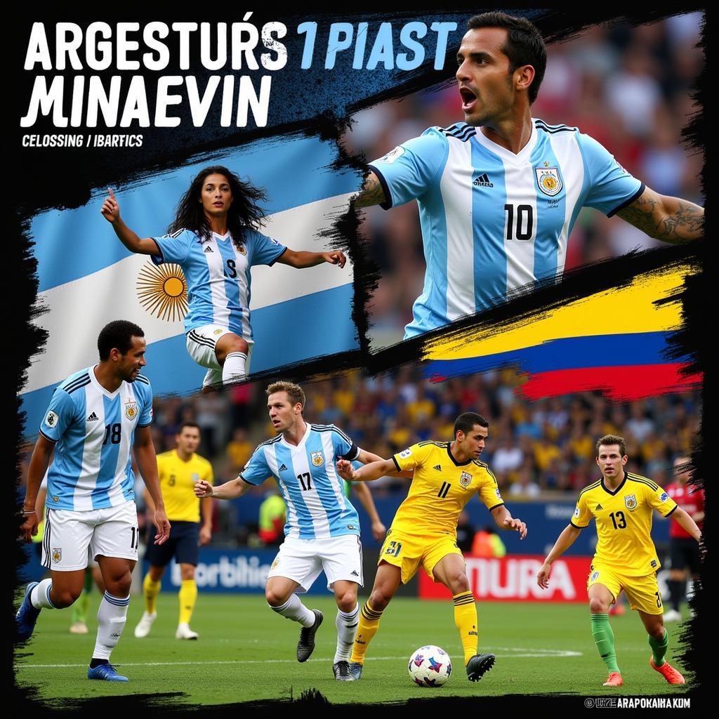 Argentina vs Colombia: Đối Đầu Kịch Tính