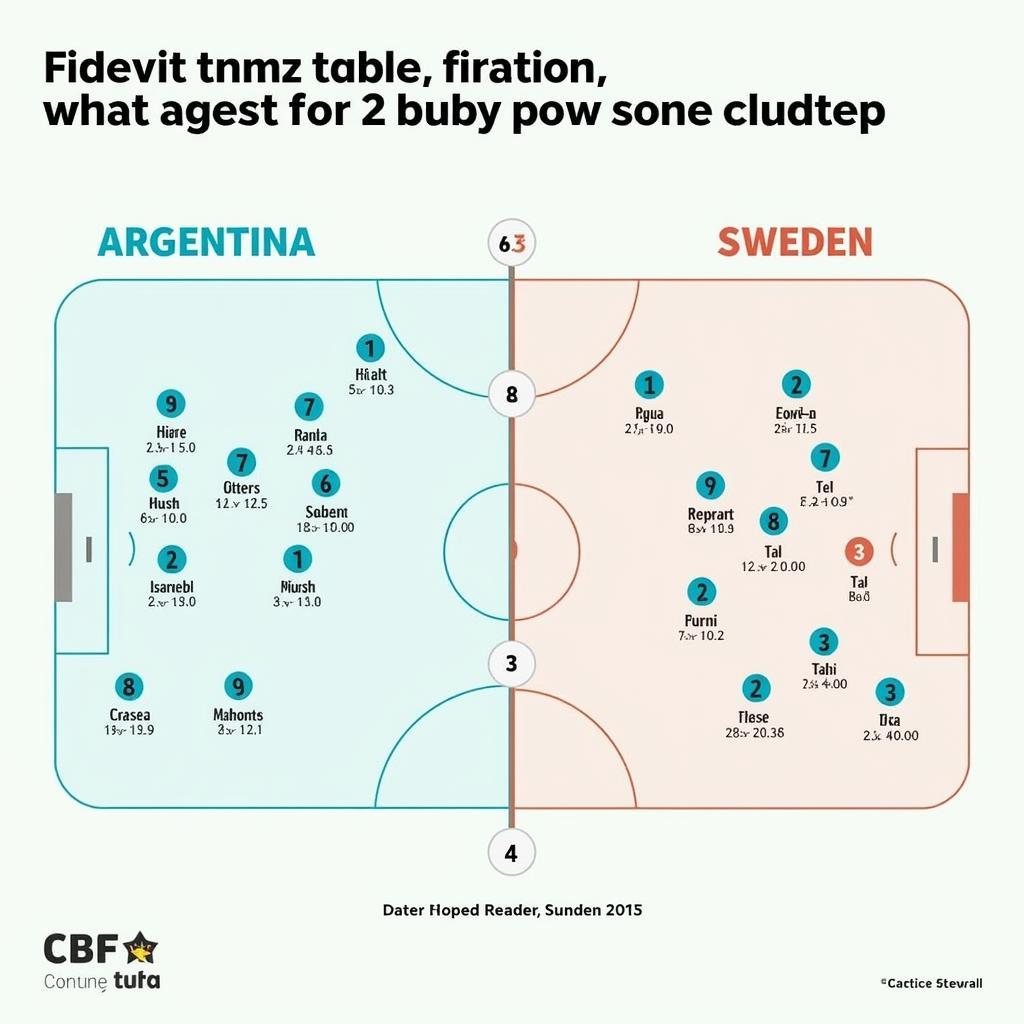 Argentina vs Thụy Điển: So sánh chiến thuật