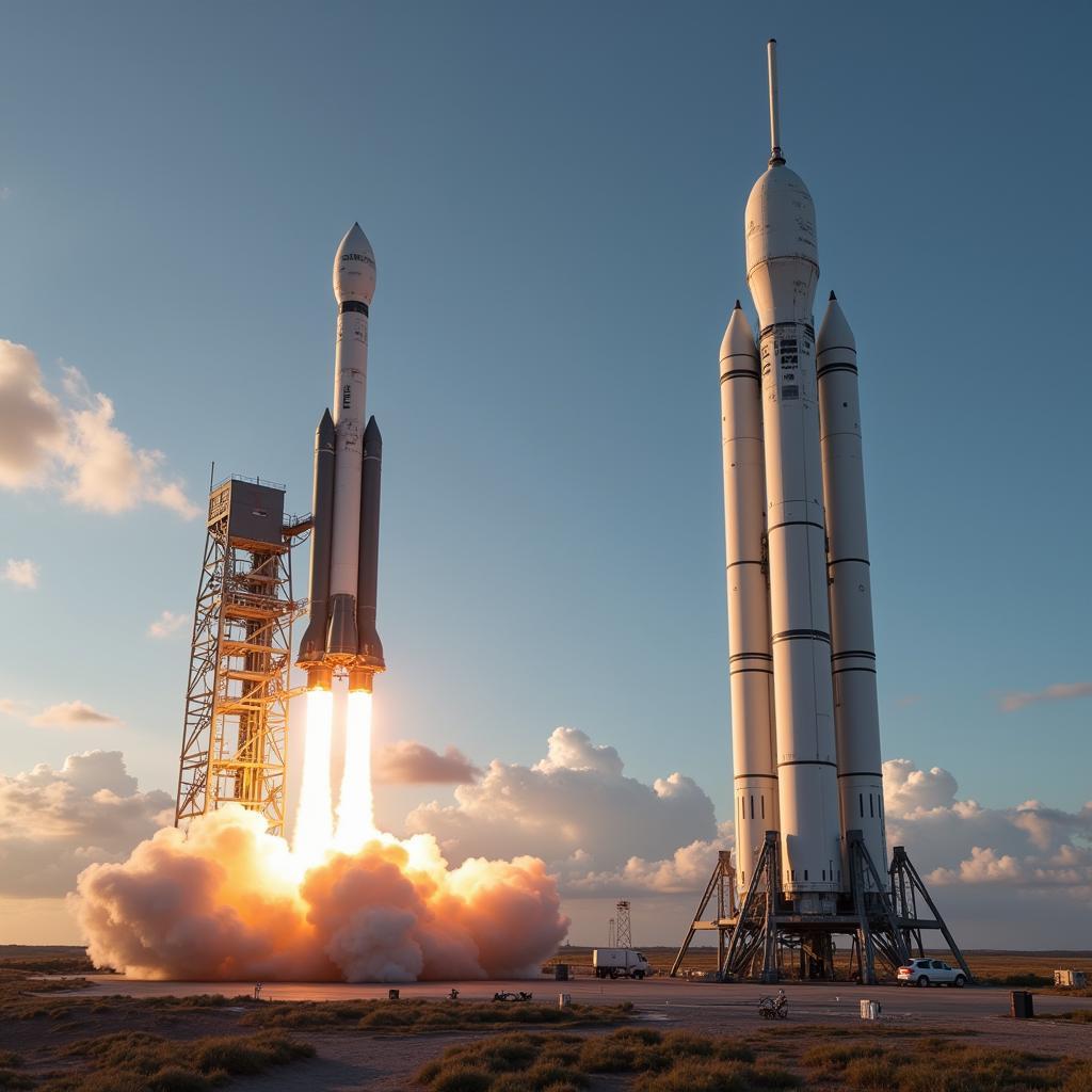 So sánh tên lửa tái sử dụng của Arianespace và SpaceX