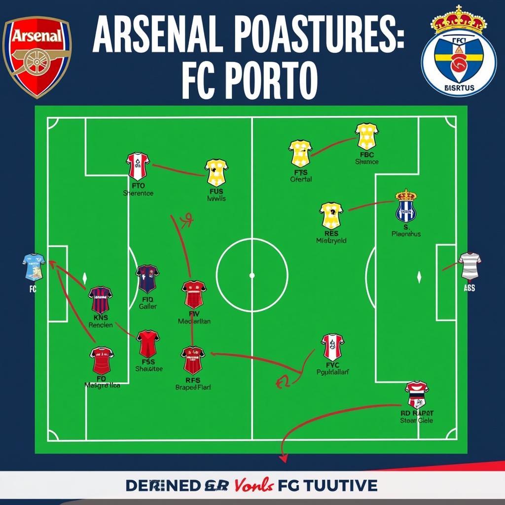 Arsenal vs FC Porto Chiến Thuật Phân Tích