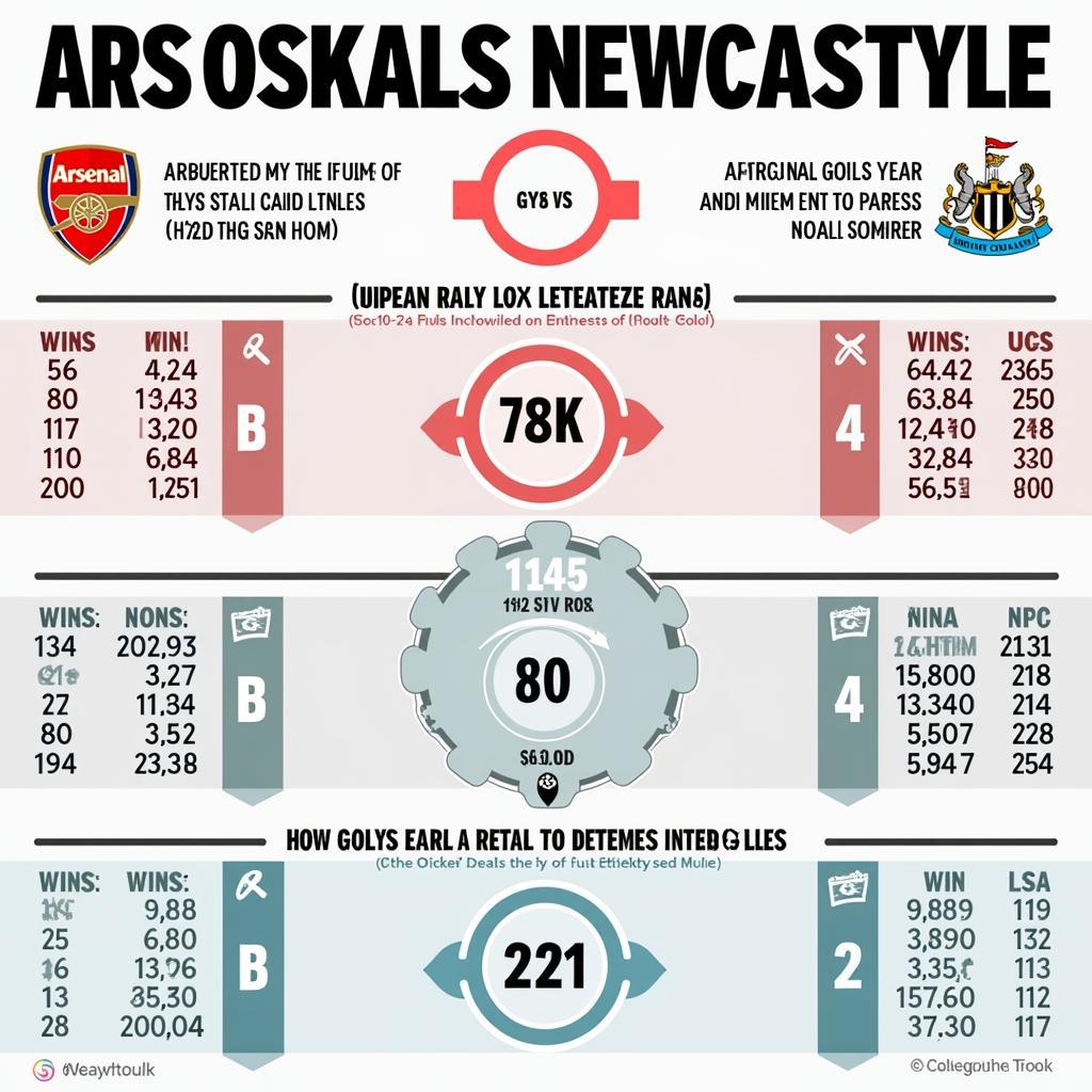 Arsenal & Newcastle Historical Match Data