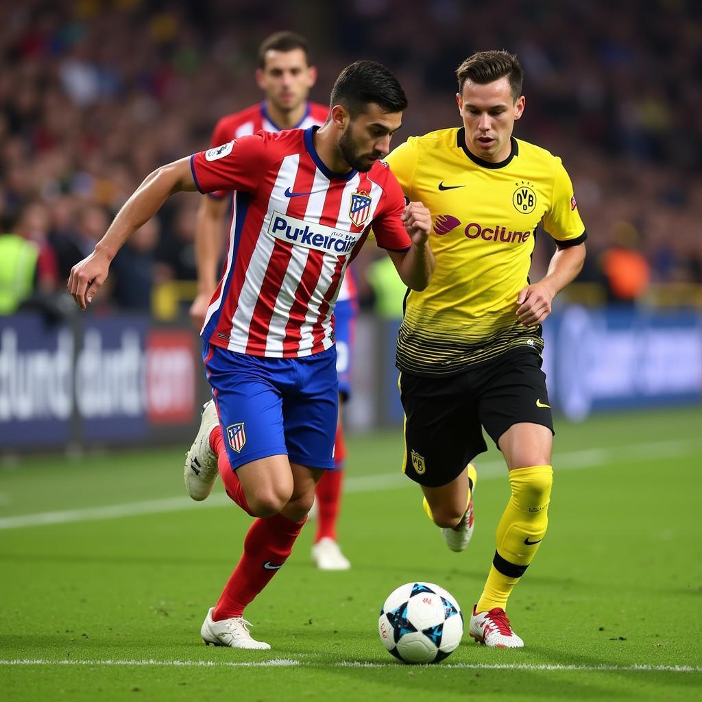 Hàng công Atletico Madrid vs Dortmund