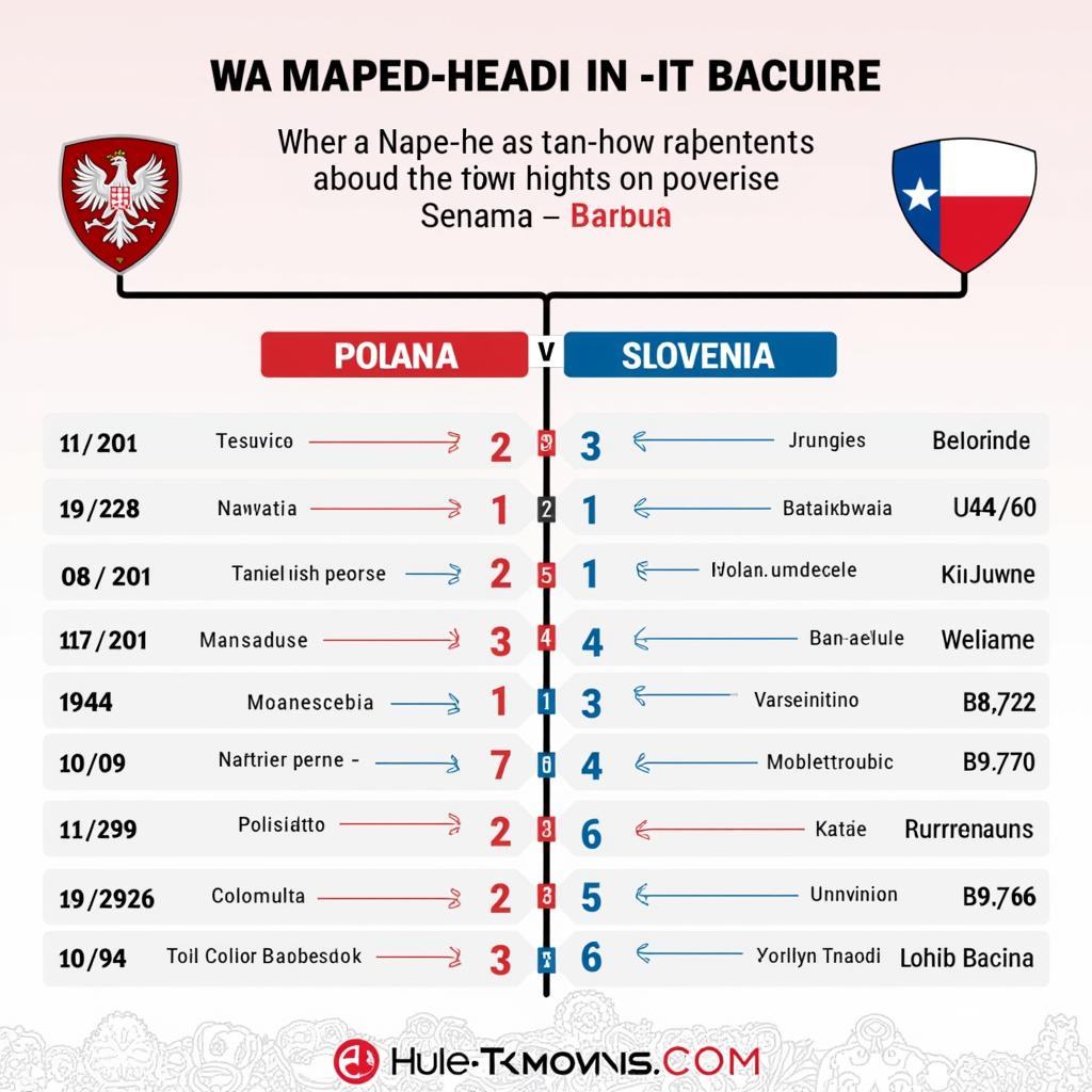 Ba Lan vs Slovenia: Đối đầu lịch sử