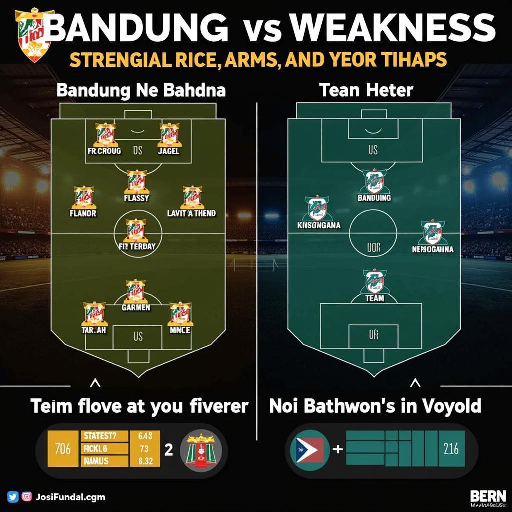 So sánh lực lượng Bandung vs Jakarta