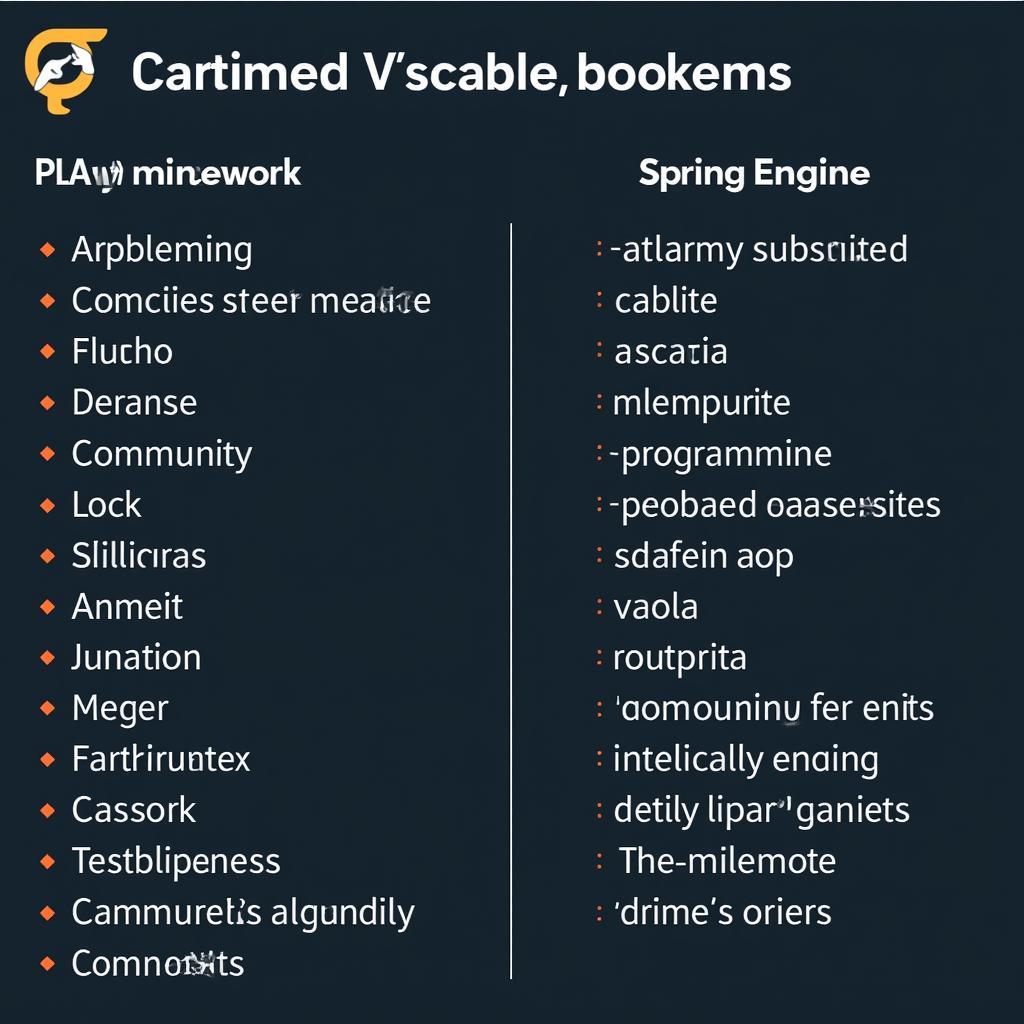 Bảng so sánh Play Framework vs Spring Boot