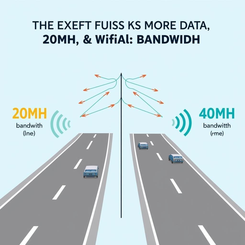 So sánh băng thông Wifi 20MHz và 40MHz