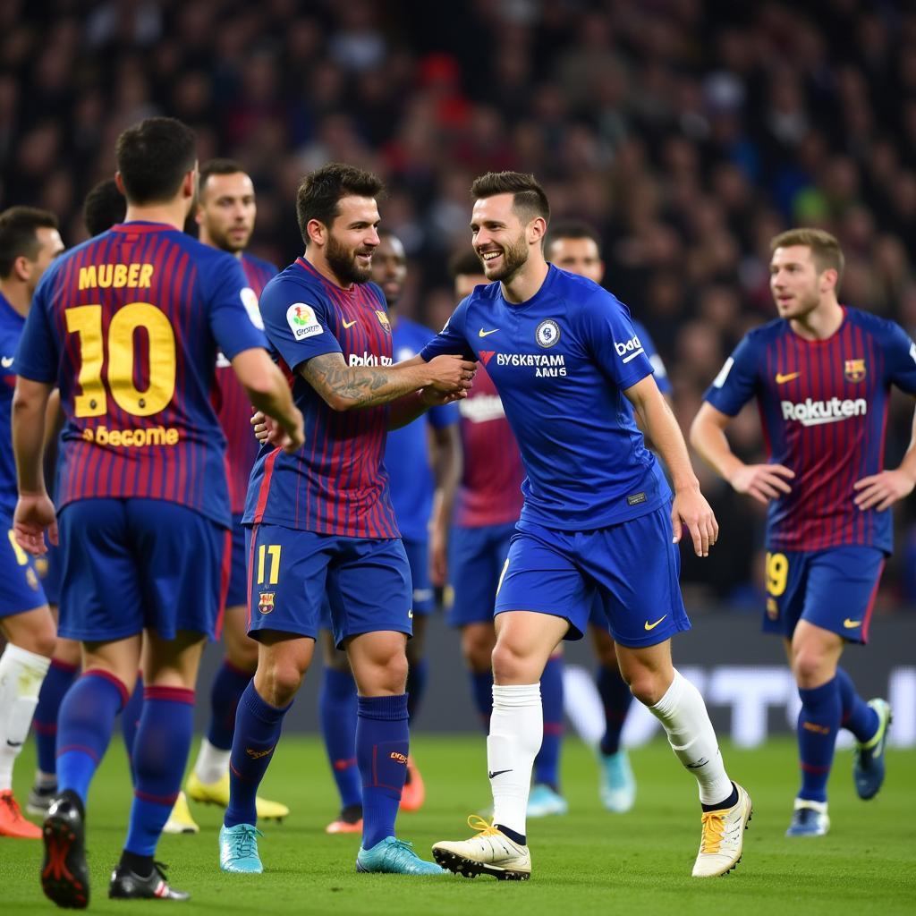 Trận Đấu Kinh Điển Barca vs Chelsea