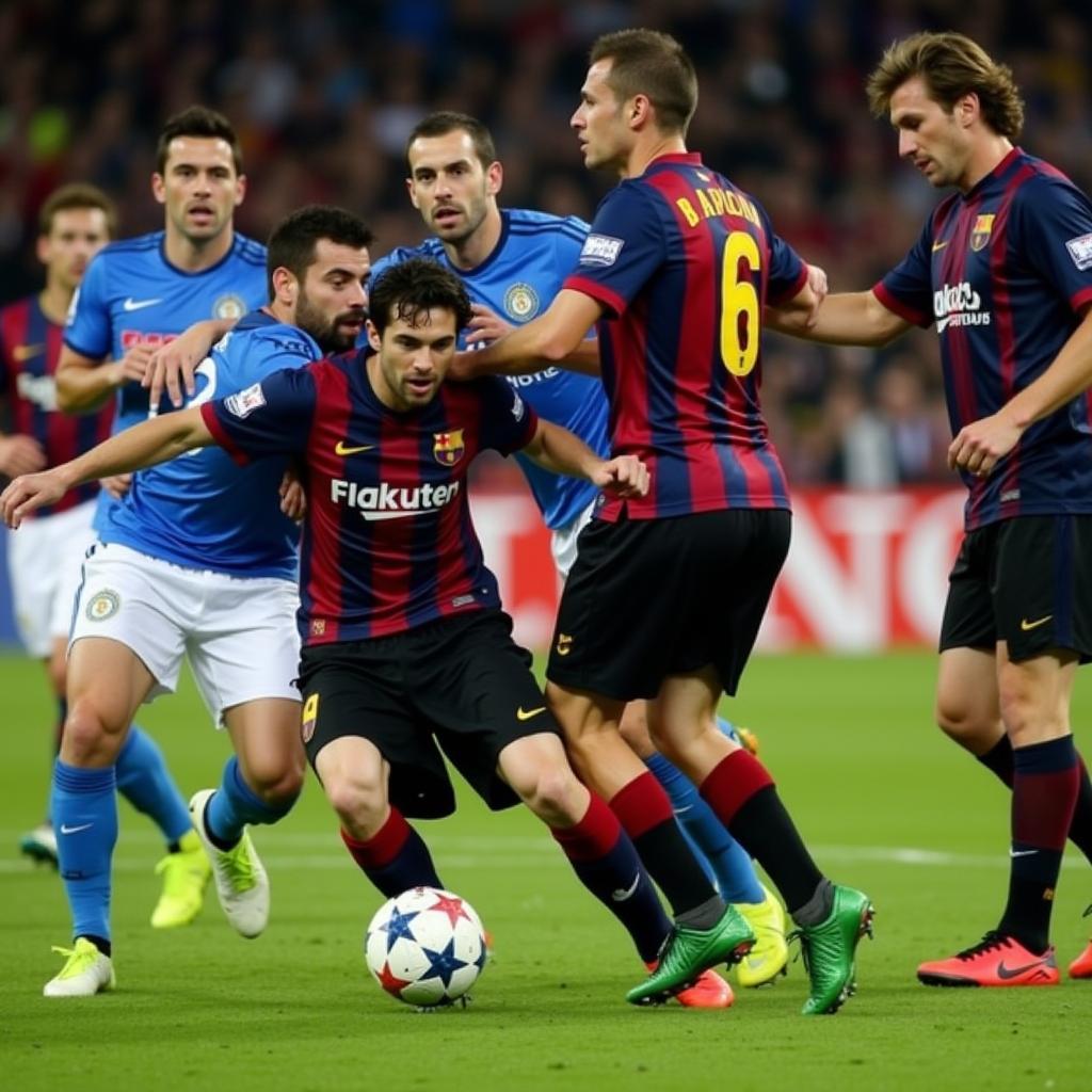 Trận Bán Kết Champions League 2010 Giữa Barca và Inter Milan