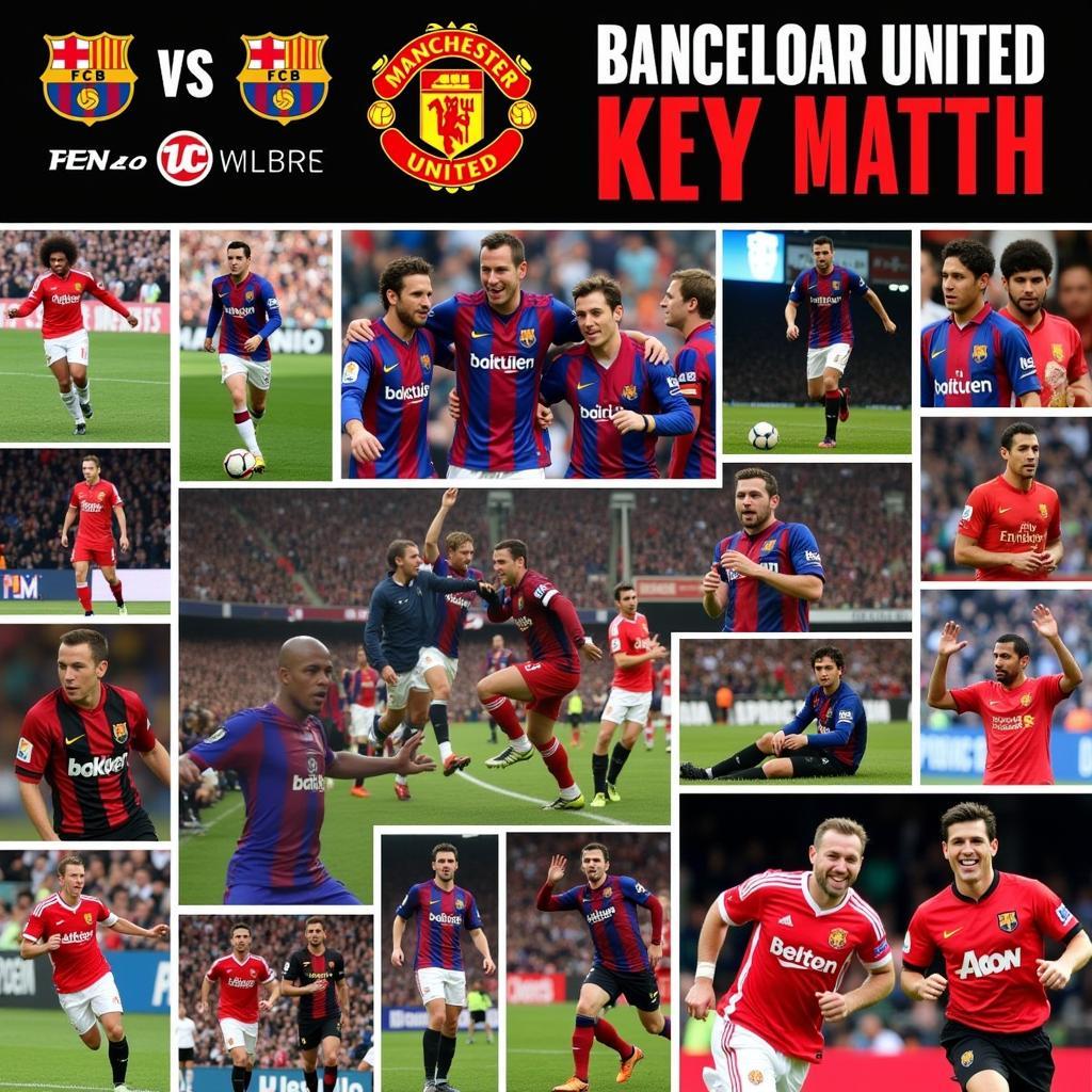 Barcelona vs Manchester United: Đối Đầu Lịch Sử