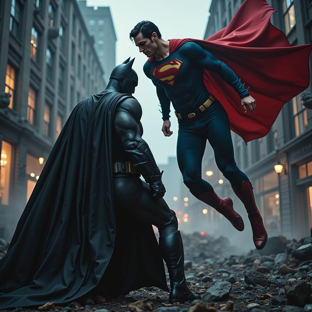 Cuộc đối đầu kinh điển giữa Batman và Superman