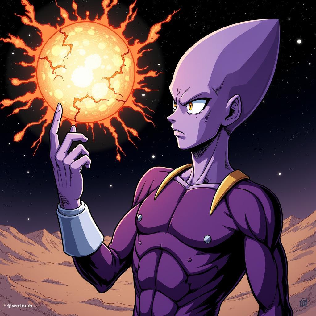 Beerus Hủy Diệt Hành Tinh