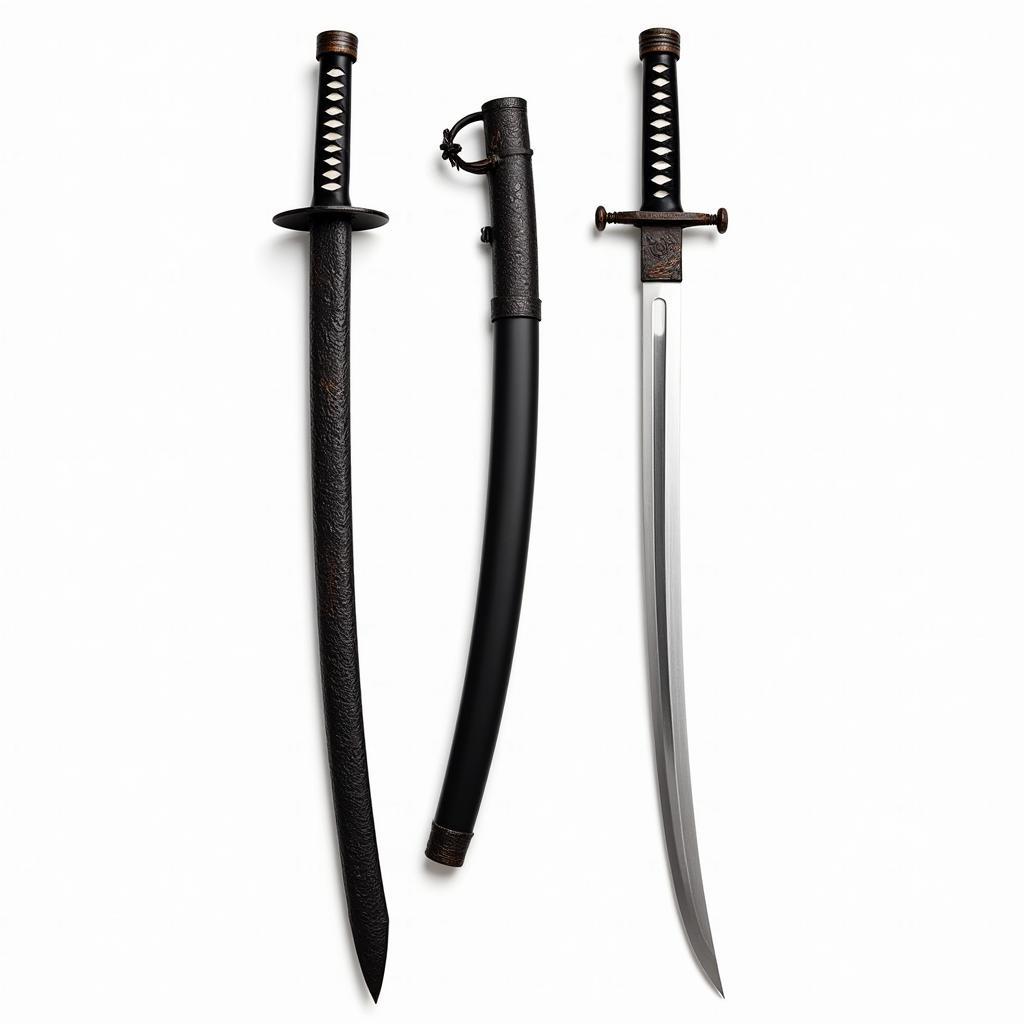 So sánh thiết kế Black Blade và Uchigatana