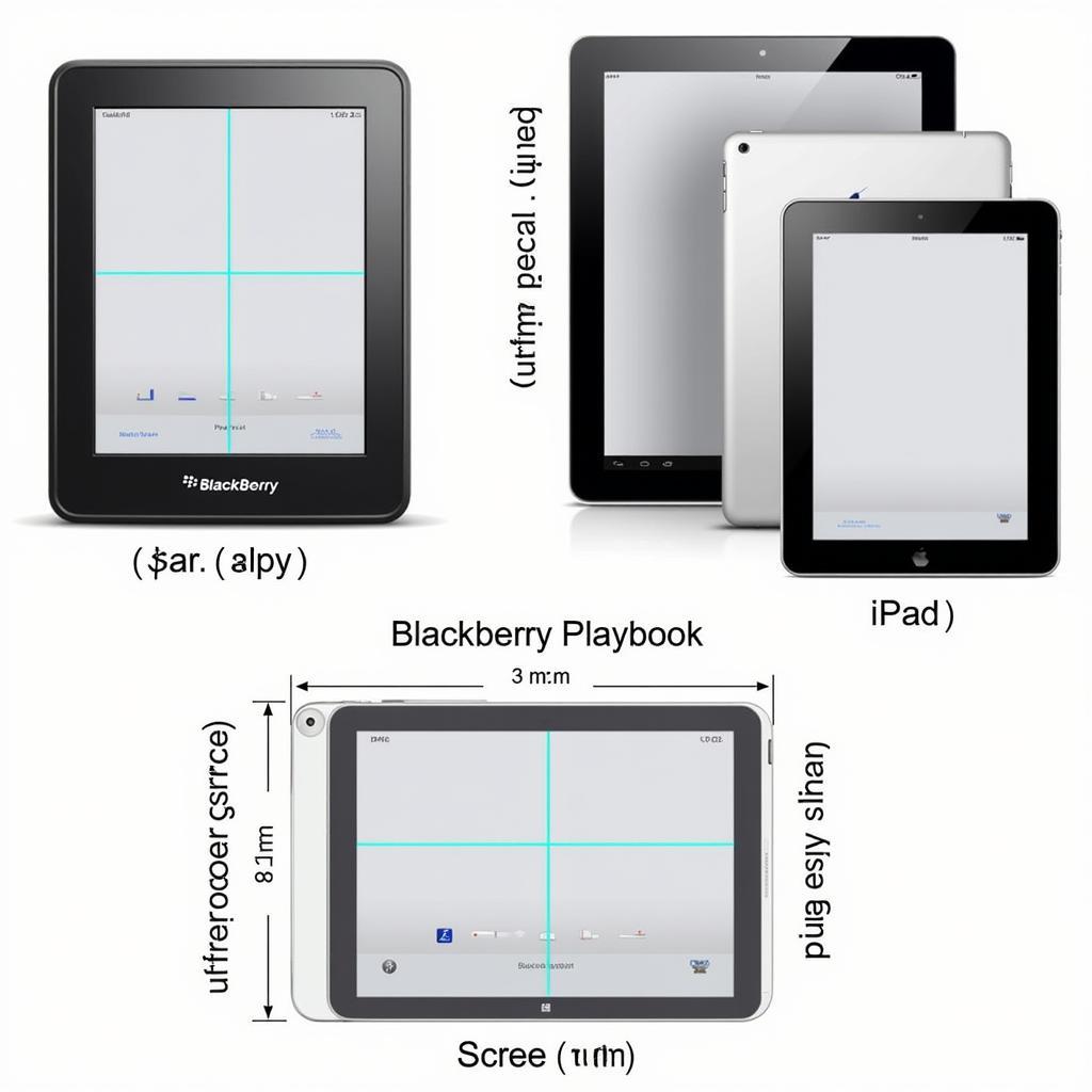 So sánh thiết kế Blackberry Playbook và iPad