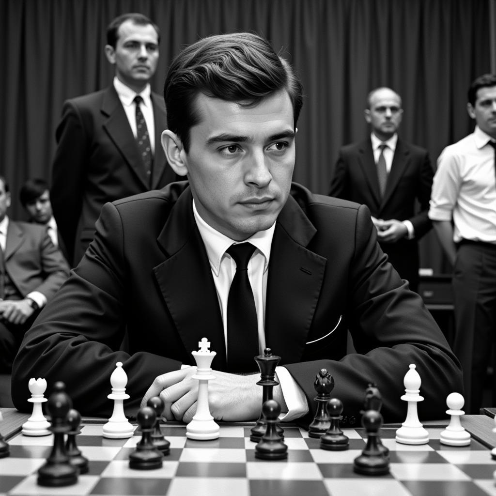 Boris Spassky trong trận đấu