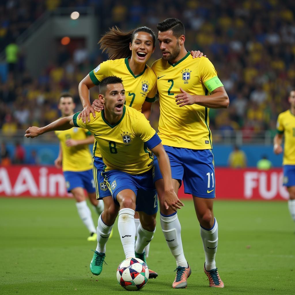 Brazil vs Đức tại Olympic