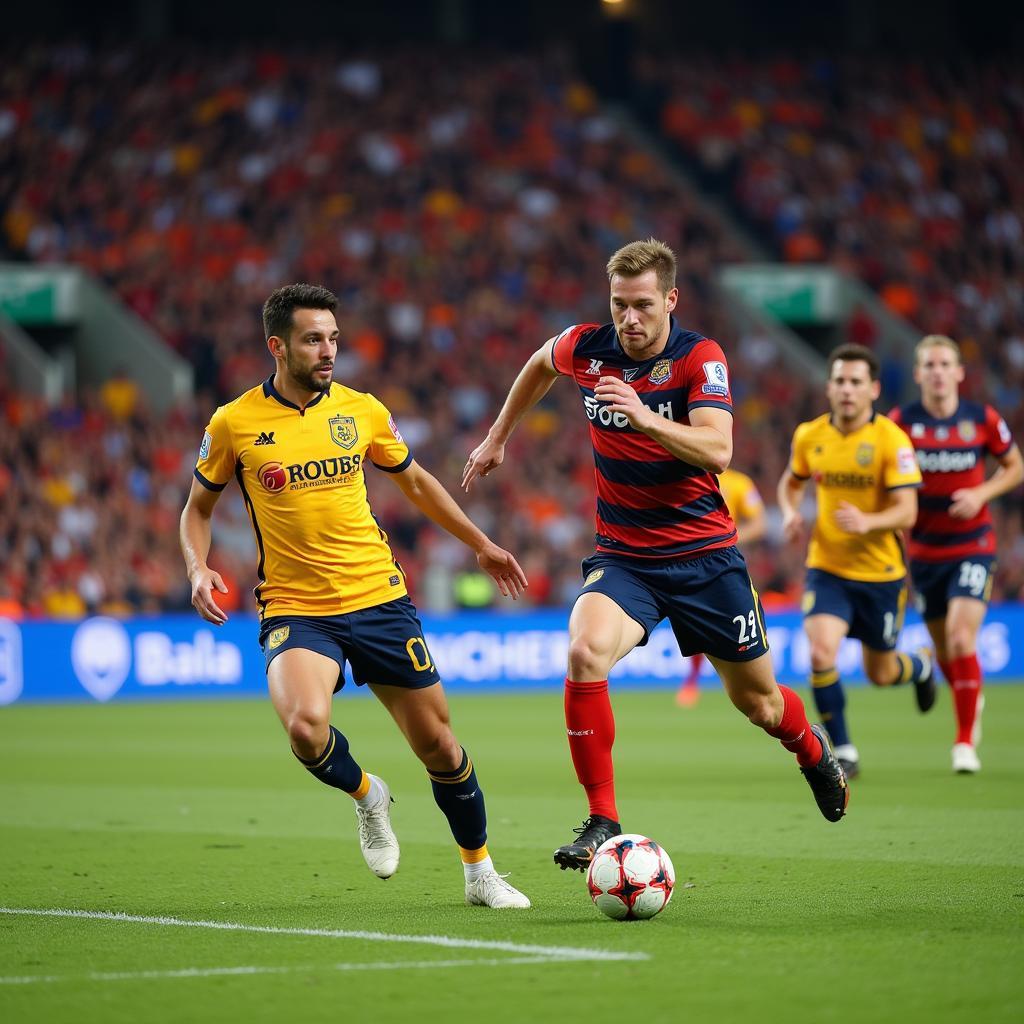 Trận đấu kinh điển giữa Brisbane Roar và Gold Coast United