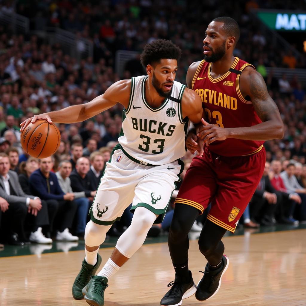 Bucks vs Cleveland Đối Đầu Tại NBA