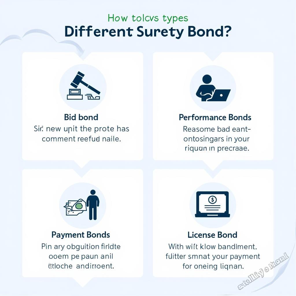 Các loại Surety Bond