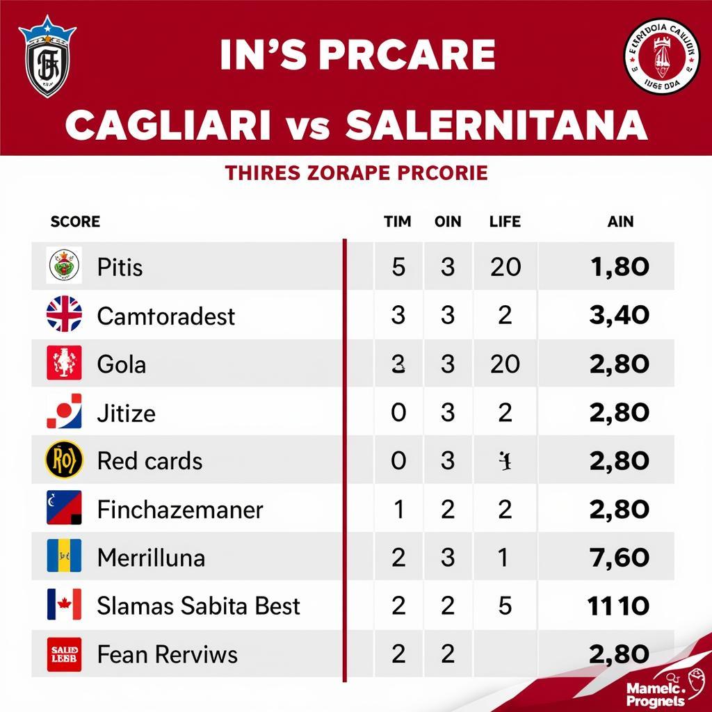 Cagliari vs Salernitana: Kết quả