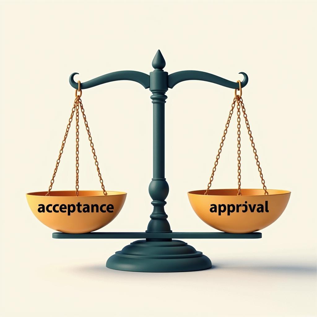 Cân bằng giữa acceptance và approval