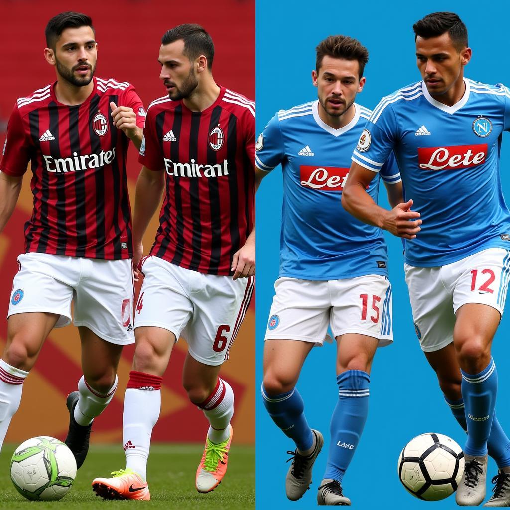 Cầu Thủ Chủ Chốt AC Milan vs Napoli