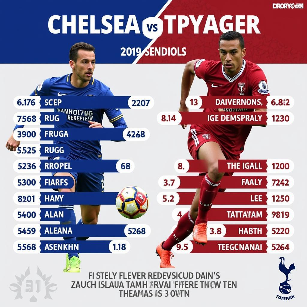 Cầu thủ chủ chốt Chelsea và Tottenham