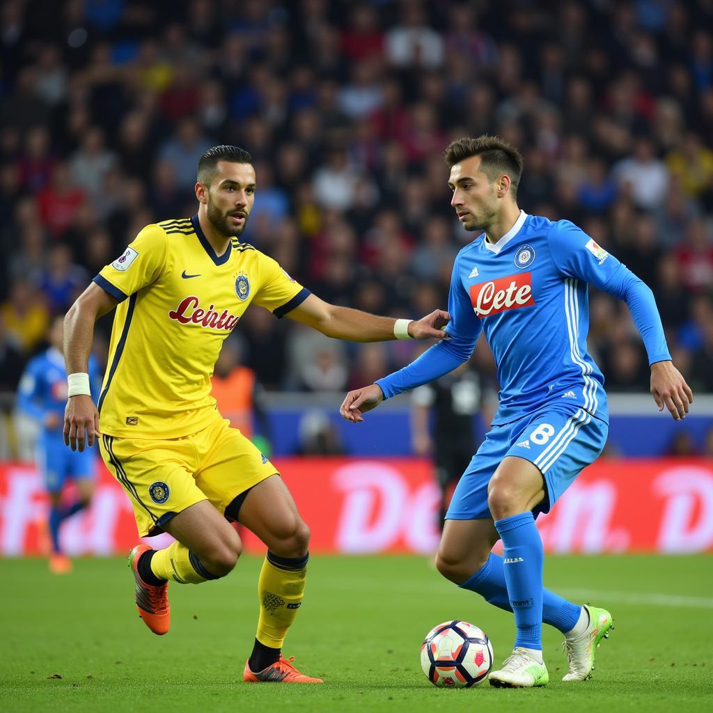 Cầu thủ Frosinone và Napoli