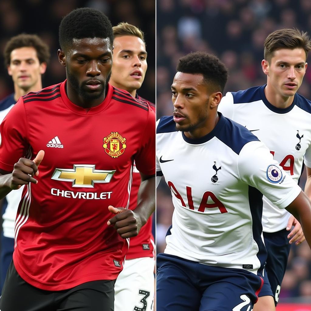 Cầu Thủ Manchester United và Tottenham