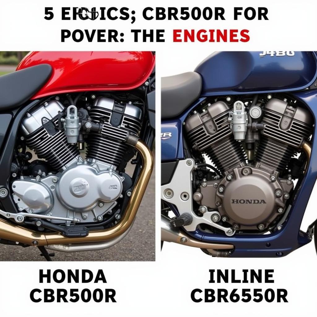 So sánh động cơ CBR500R và CBR650R