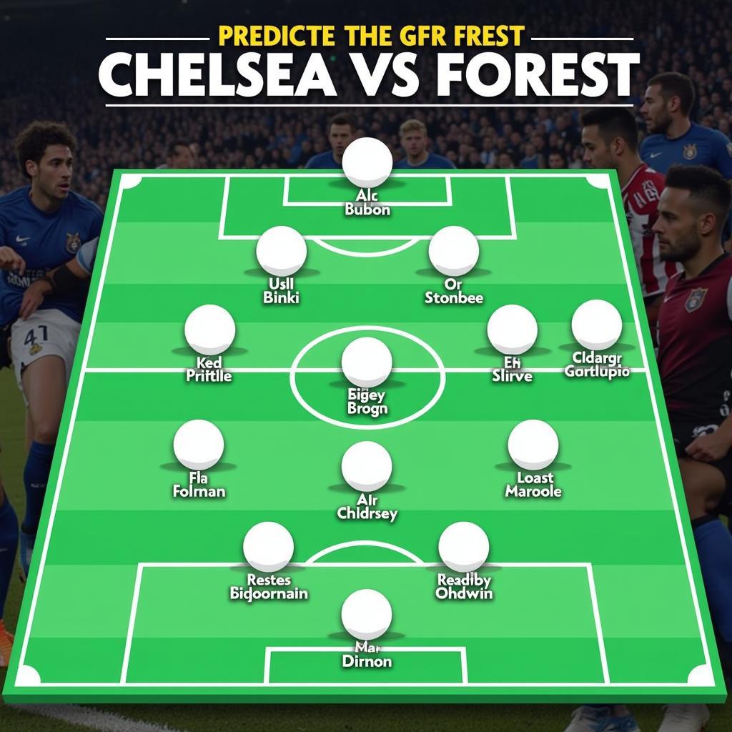 Đội hình ra sân dự kiến của Chelsea và Forest