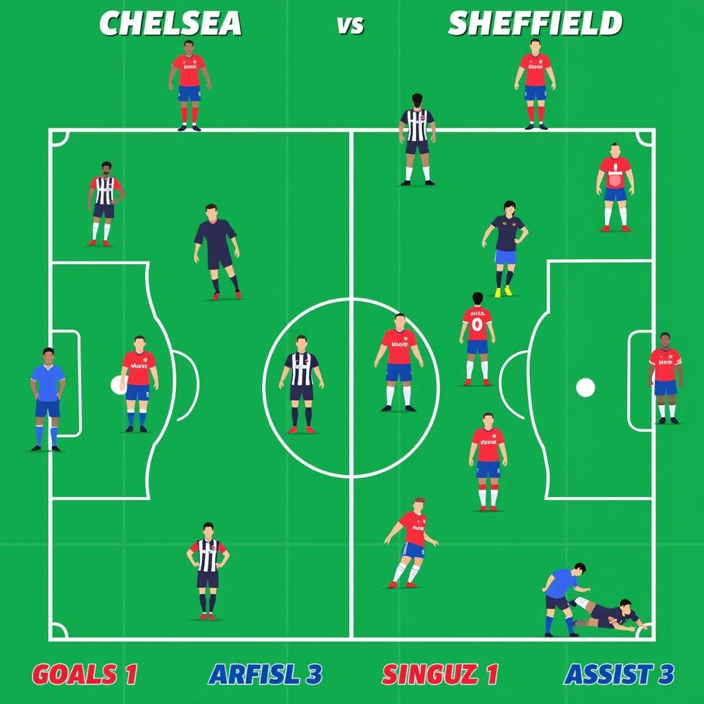 Chelsea vs Sheffield: Lực lượng hai đội