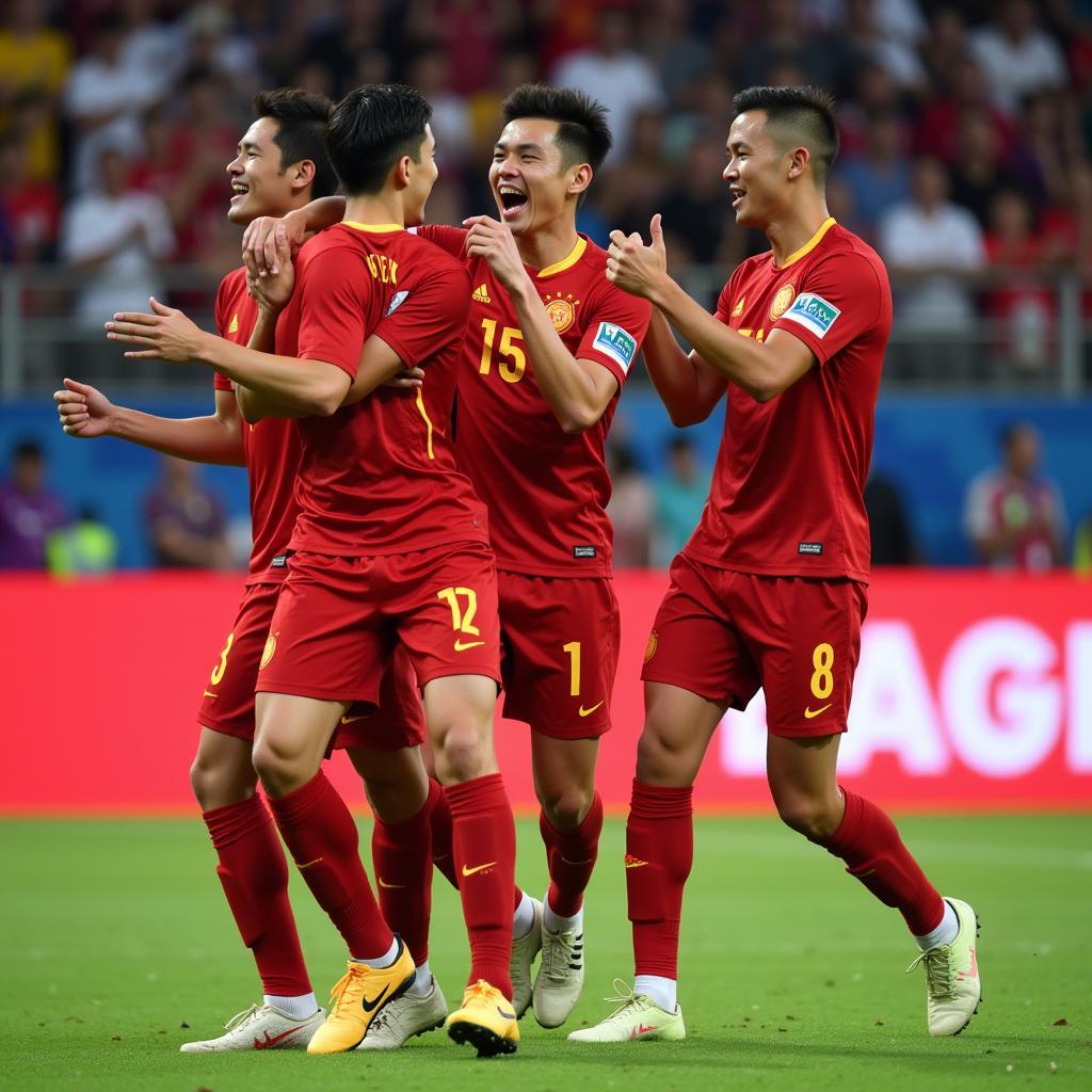 Chiến thắng ấn tượng của Đội tuyển Việt Nam trước Campuchia tại AFF Cup 2021