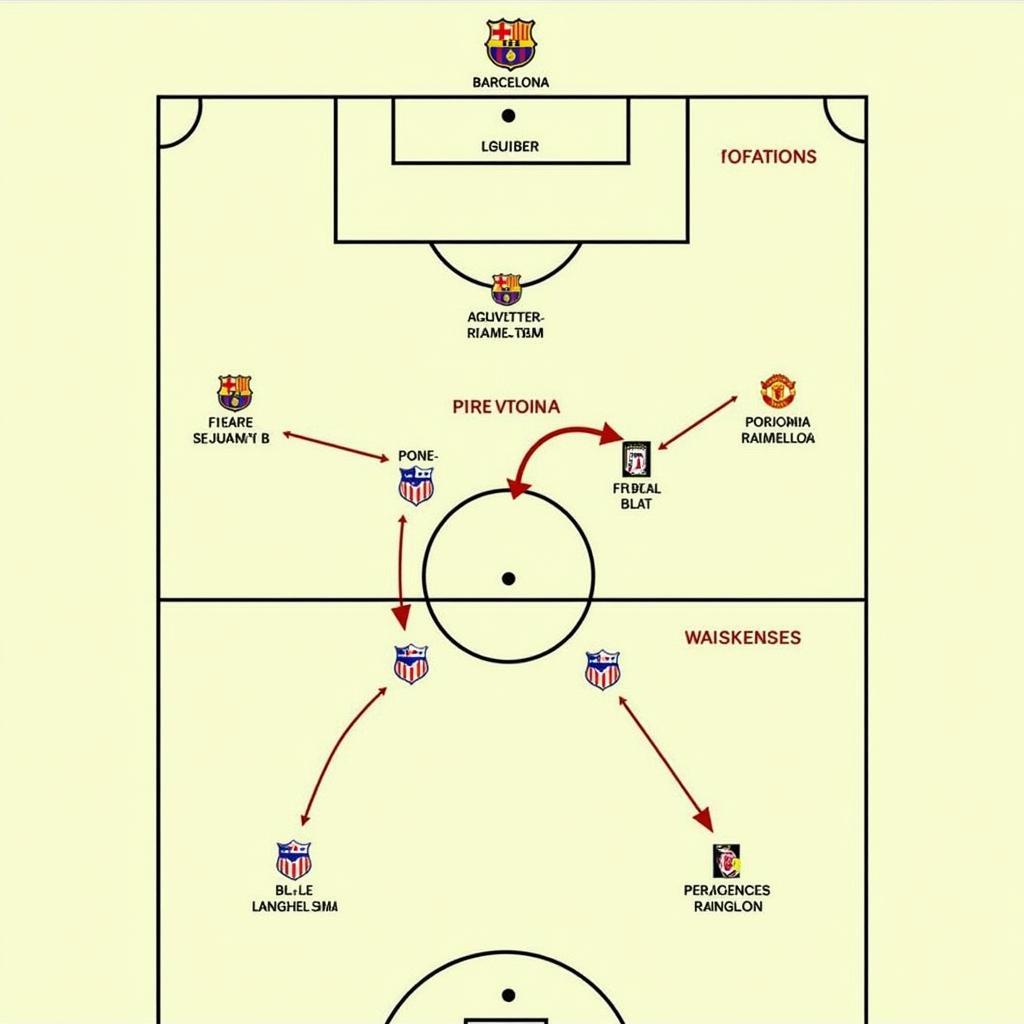 Chiến Thuật Barcelona và Manchester United