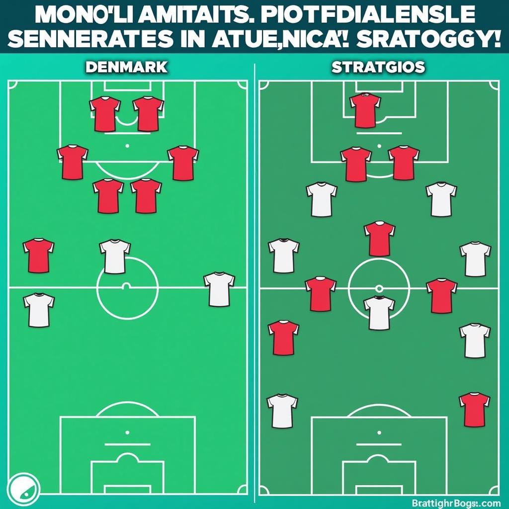 Chiến thuật Đan Mạch vs Tunisia