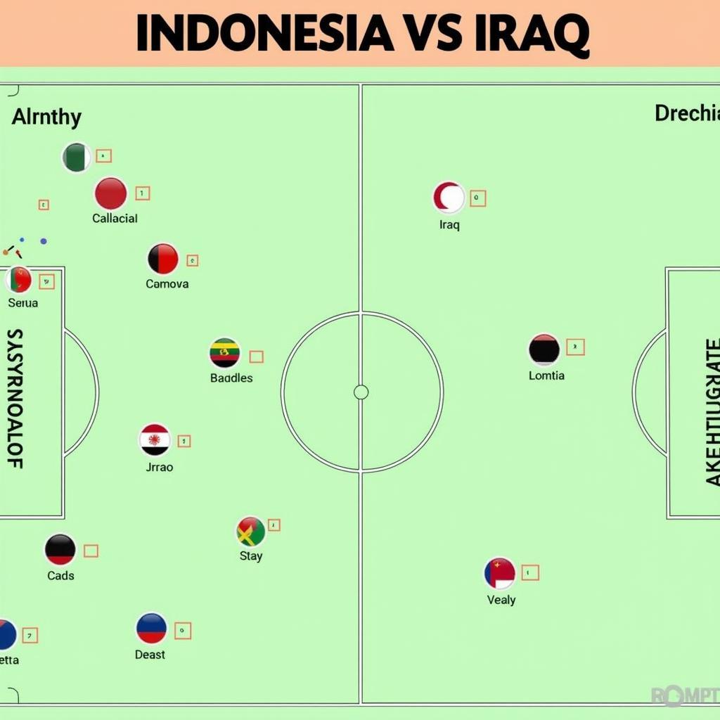 Chiến thuật dự đoán của Indonesia và Iraq tại Asian Cup