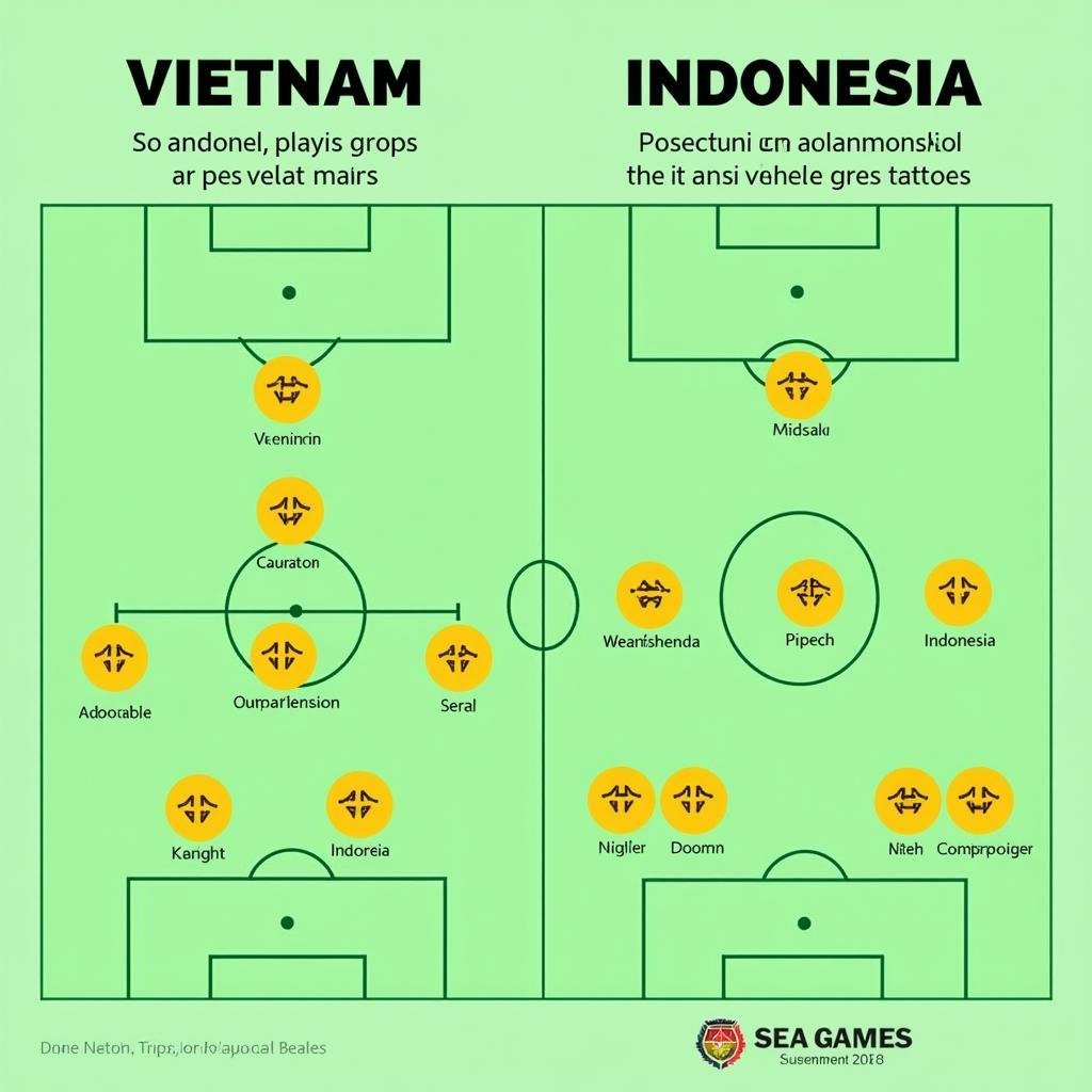 Chiến thuật Seagame Việt Nam vs Indonesia