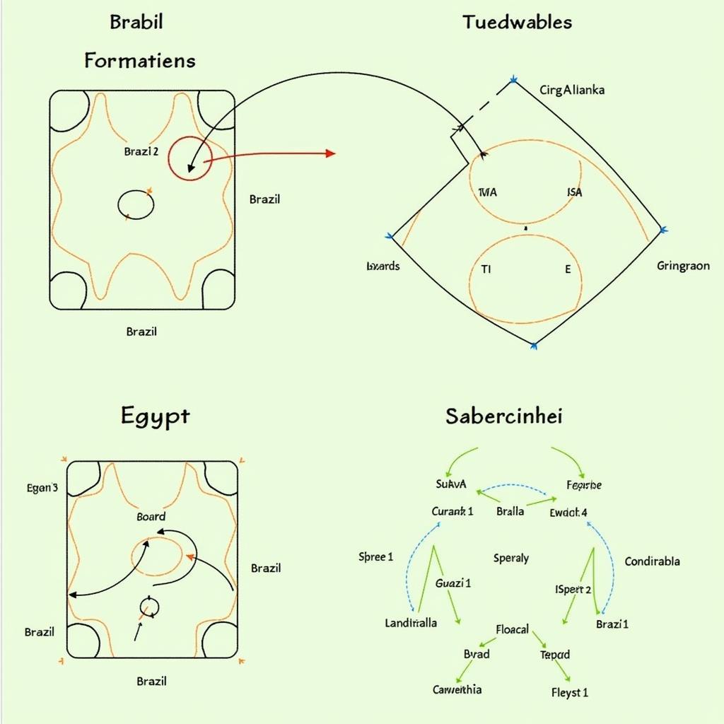 Chiến thuật và đội hình dự kiến Brazil vs Ai Cập