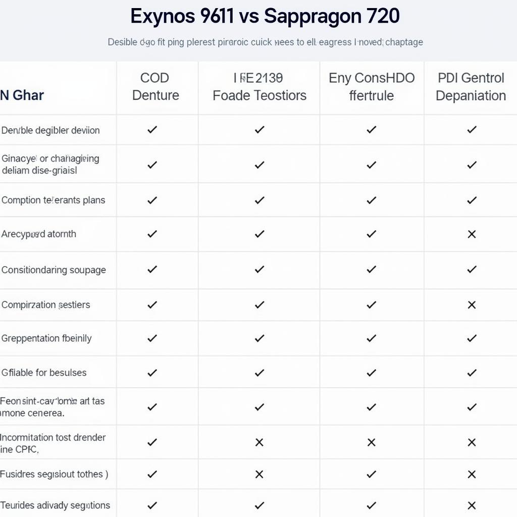 Chọn lựa giữa Exynos 9611 và Snapdragon 720