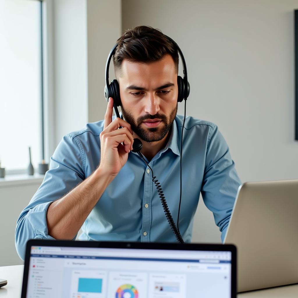 Hình ảnh minh họa Cold Calling qua điện thoại