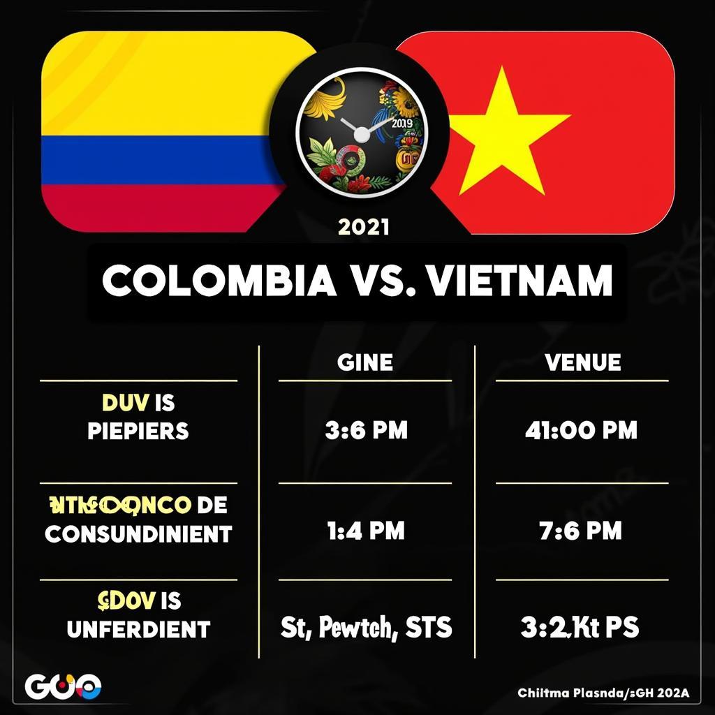 Colombia vs Vietnam: Những điều cần biết