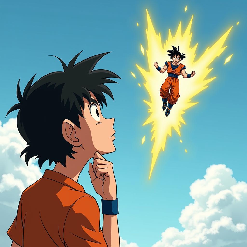 Conan Suy Luận Goku Bay Lên