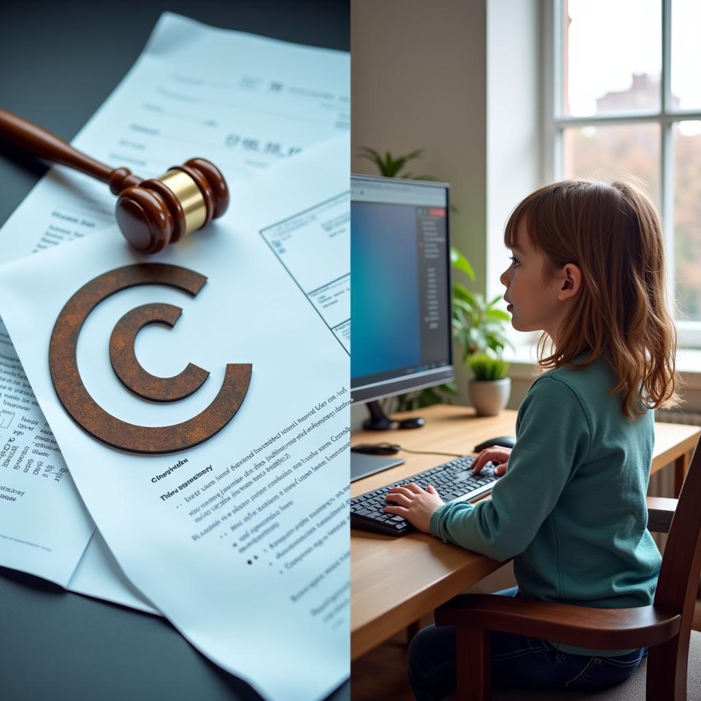 Copyright and child protection in online spaces