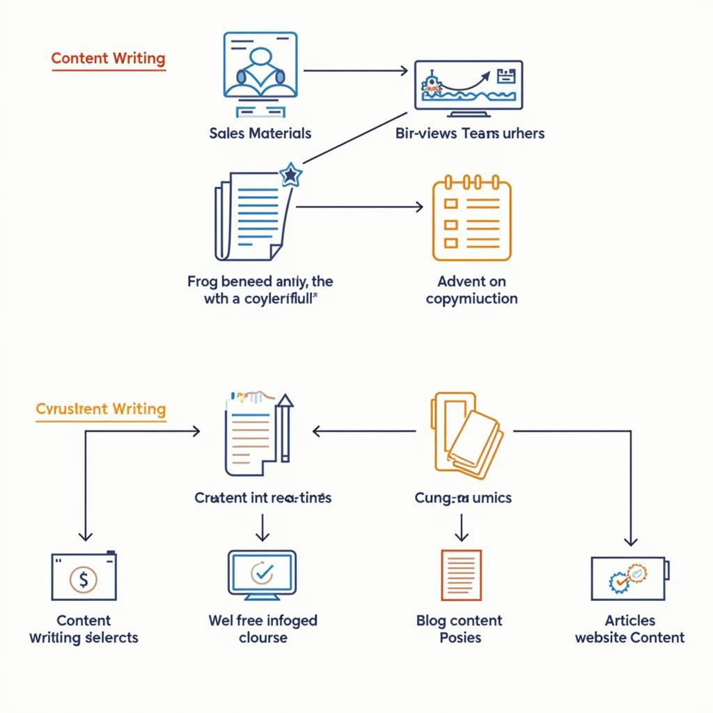 So sánh Ứng Dụng của Copywriting và Content Writing