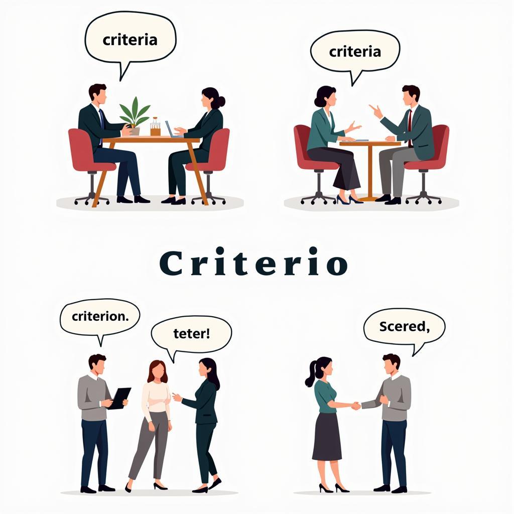 Criteria vs. Criterion trong Giao Tiếp