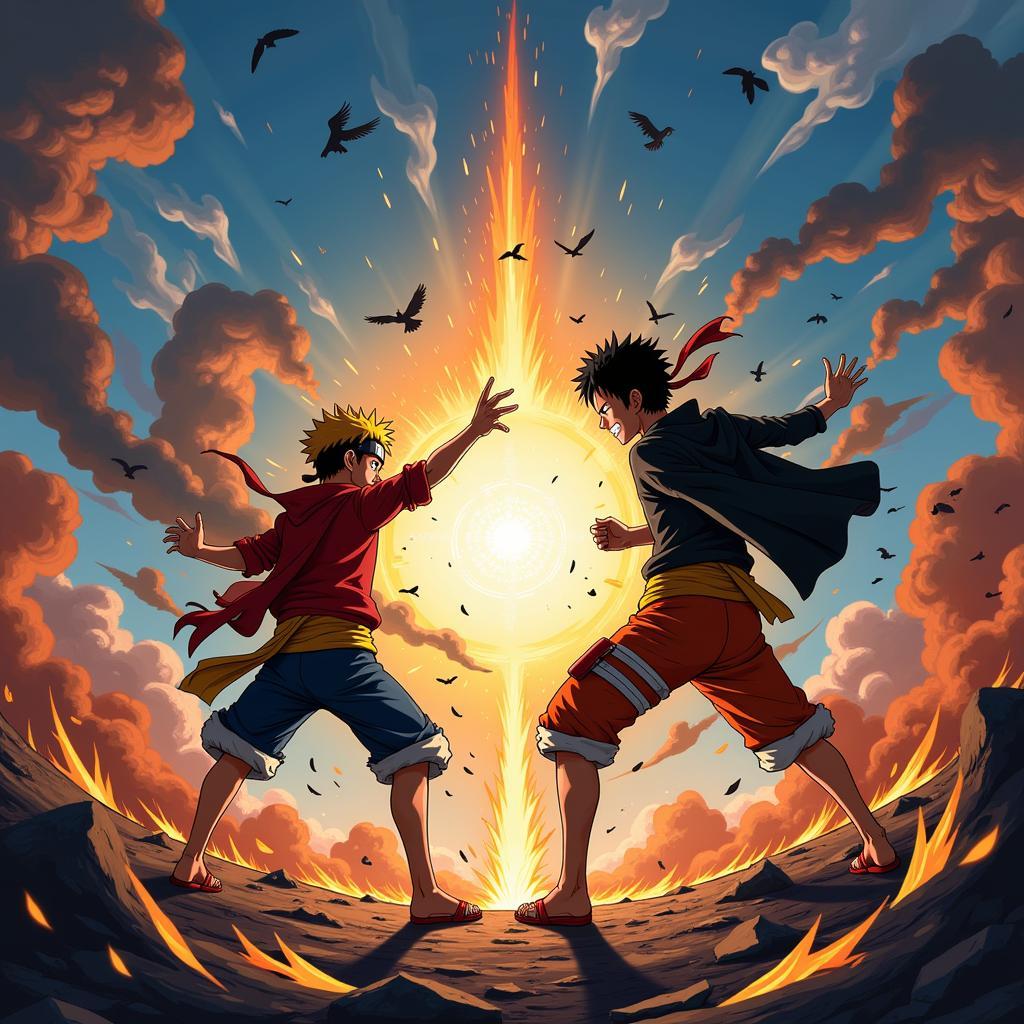 Cuộc Chiến Đỉnh Cao Luffy và Naruto