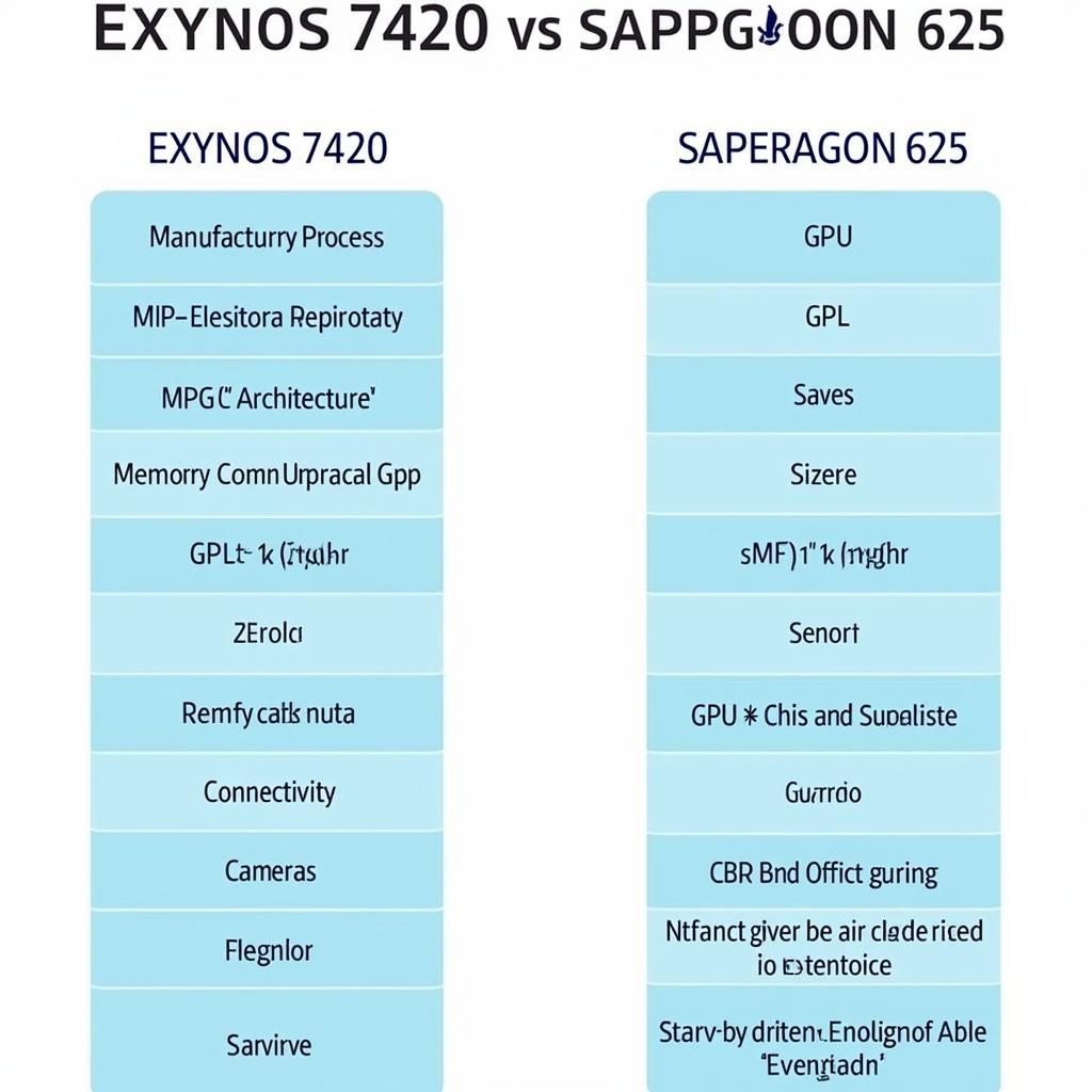 Đặc điểm nổi bật của Exynos 7420 và Snapdragon 625